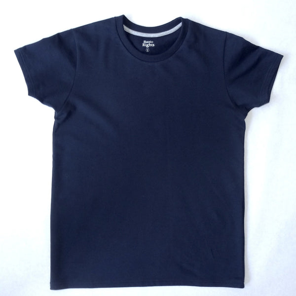 Heavy Weight T-Shirt in Navy flat