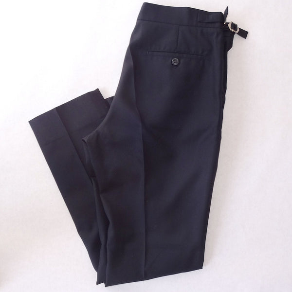 High Waist Trouser in Navy