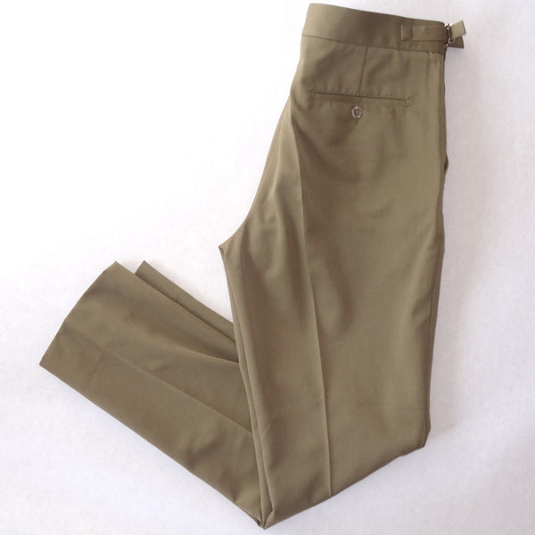 High Waist Trouser in Tan